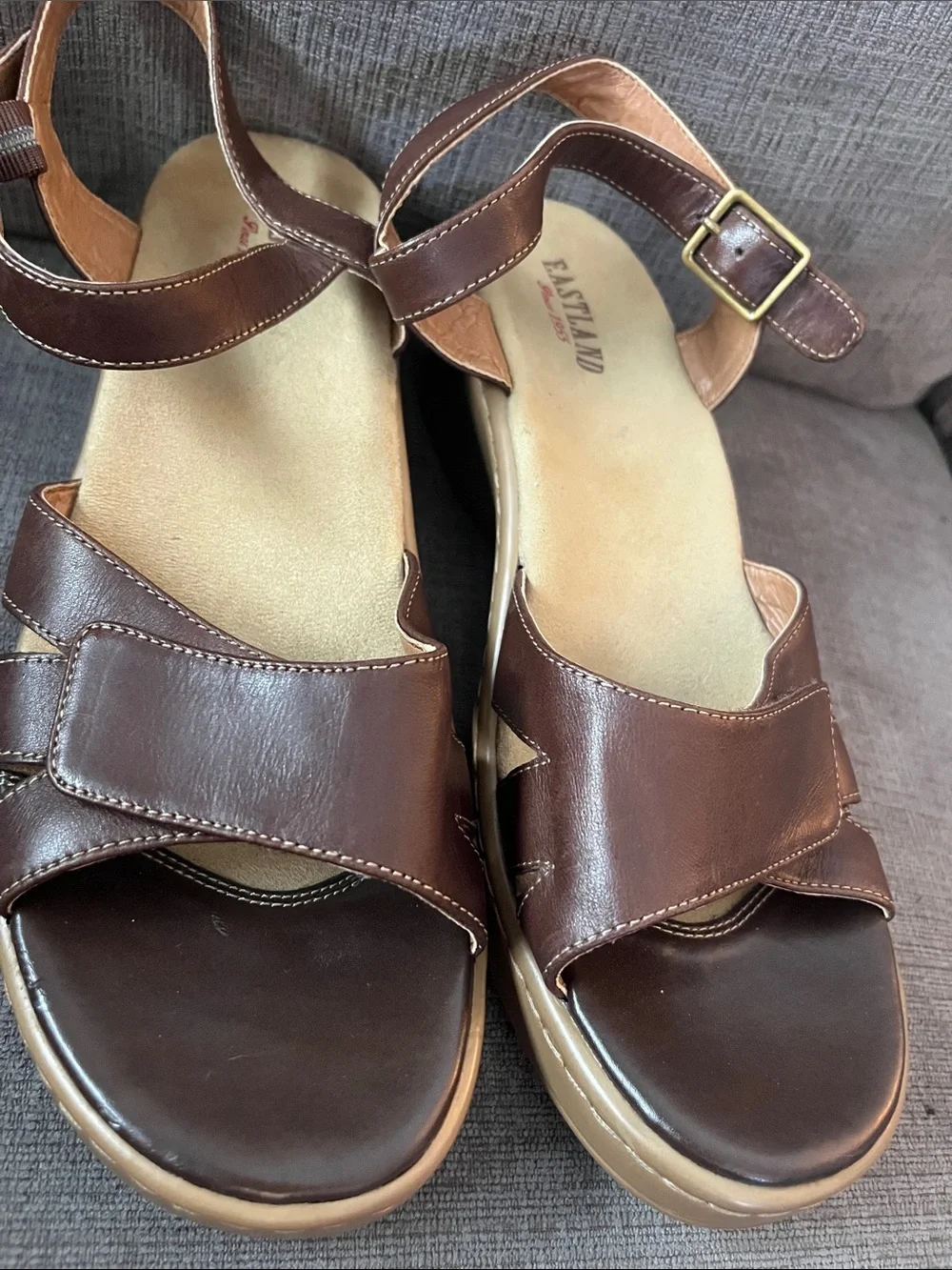 Eastland brown leather